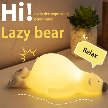 Cute Bear Silicone Night Light - Hot&General Store