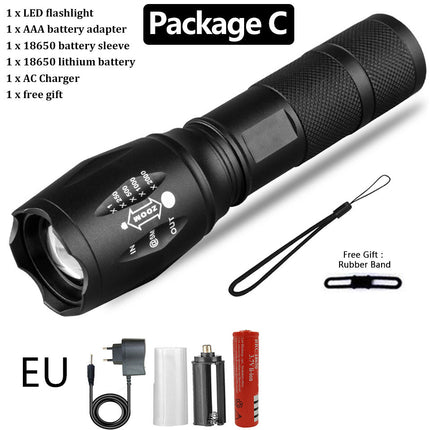 Strong Rechargeable Flashlight - Hot&General Store