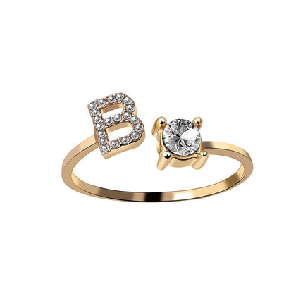 26 Initial Letter Ring Fashion Jewelry For Women - Hot&General Store