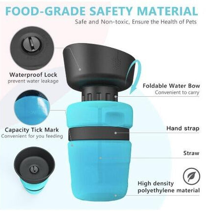 Pet Outdoor Foldable Bottle Dog Travel Water Bottle Dog Water Dispenser - Hot&General Store