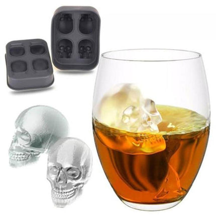 Creative 3D Skull Mold Ice Cube Tray - Hot&General Store