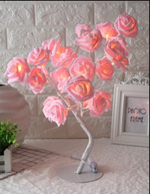 LED Tree Lamp Rose Small Tree Lamp Modeling Lamp Table Lamp - Hot&General Store