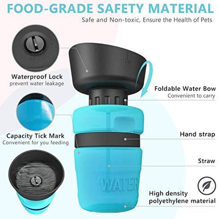 Pet Outdoor Foldable Bottle Dog Travel Water Bottle Dog Water Dispenser - Hot&General Store