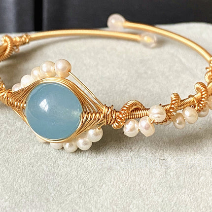 14K GoldWrapped Pearl Bracelet - Hot&General Store