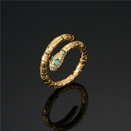 Fashion Gold Color Snake Ring - Hot&General Store