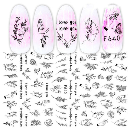 Cross-Border Nail Stickers - Hot&General Store