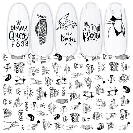 Cross-Border Nail Stickers - Hot&General Store