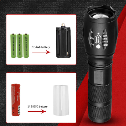 Strong Rechargeable Flashlight - Hot&General Store