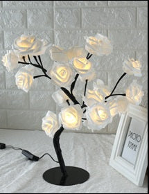 LED Tree Lamp Rose Small Tree Lamp Modeling Lamp Table Lamp - Hot&General Store