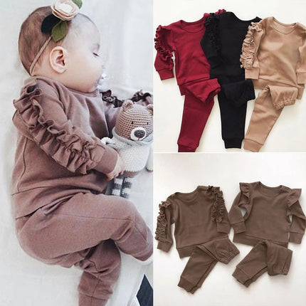 Newborn Baby Boys, Girls Ruffles Jumper - Hot&General Store