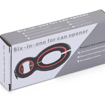 Multifunctional Easy Opener Six in One Bottle Can Opener - Hot&General Store