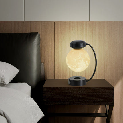 3D LED Moon Night Light Wireless Magnetic Levitating Rotating Floating Ball Lamp - Hot&General Store