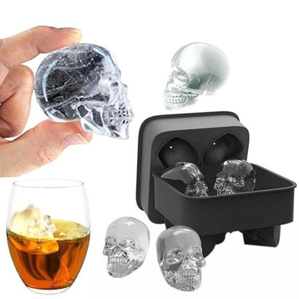 Creative 3D Skull Mold Ice Cube Tray - Hot&General Store