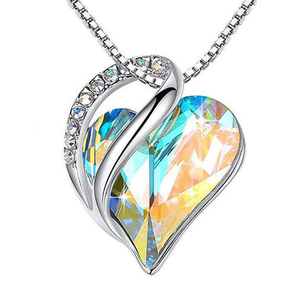 Sliver Heart Shaped Necklace - Hot&General Store