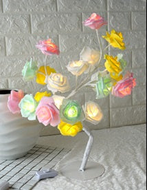 LED Tree Lamp Rose Small Tree Lamp Modeling Lamp Table Lamp - Hot&General Store