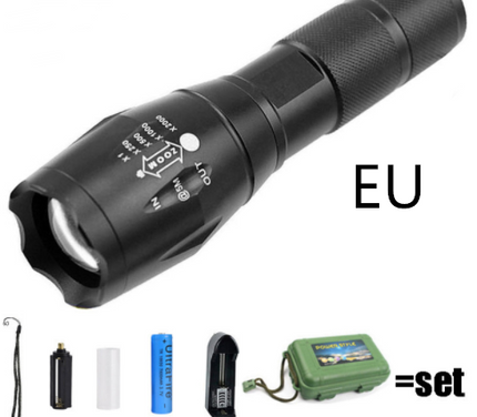 Strong Rechargeable Flashlight - Hot&General Store