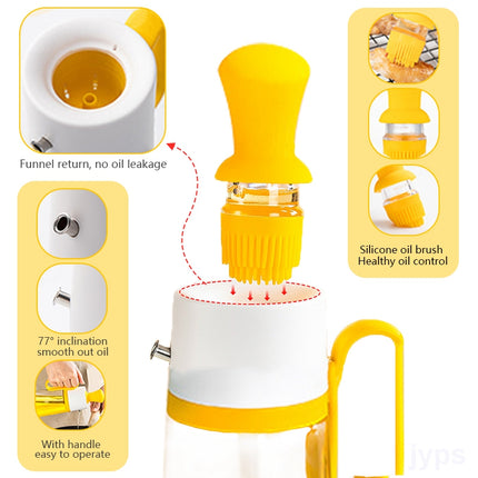 Oil Dispenser With Silicon Brush - Hot&General Store