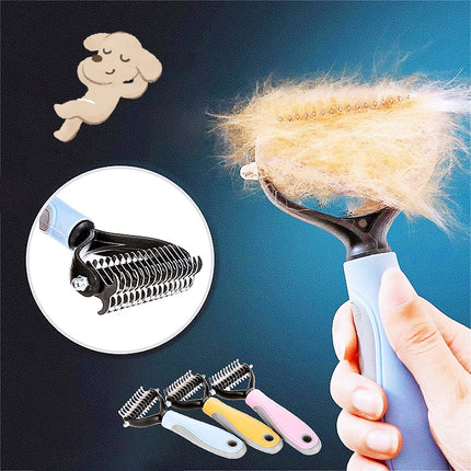 Stainless Double-sided Pet Brush Hair Removal - Hot&General Store