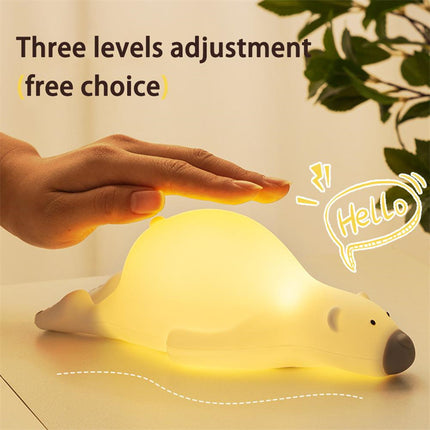 Cute Bear Silicone Night Light - Hot&General Store