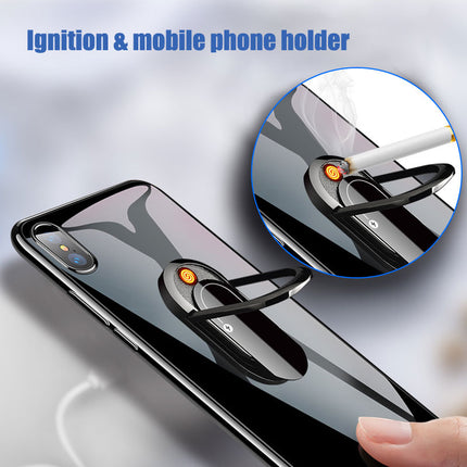 USB Mobile Phone Multi-function Bracket Lighter - Hot&General Store