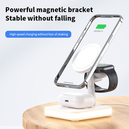 4 In 1 Magnetic Wireless Charger Stand Fast Charging Dock Station - Hot&General Store