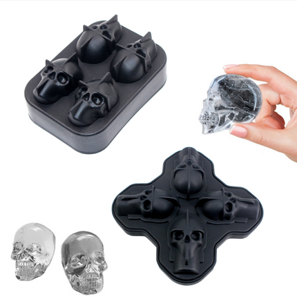 Creative 3D Skull Mold Ice Cube Tray - Hot&General Store