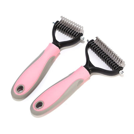 Stainless Double-sided Pet Brush Hair Removal - Hot&General Store