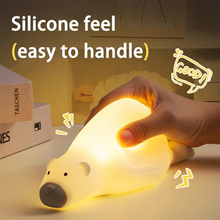 Cute Bear Silicone Night Light - Hot&General Store