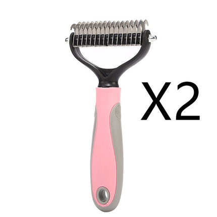 Stainless Double-sided Pet Brush Hair Removal - Hot&General Store