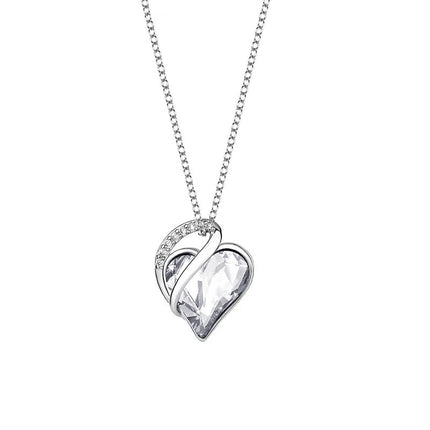 Sliver Heart Shaped Necklace - Hot&General Store