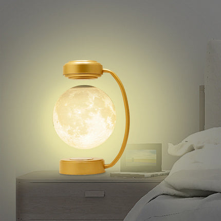 3D LED Moon Night Light Wireless Magnetic Levitating Rotating Floating Ball Lamp - Hot&General Store