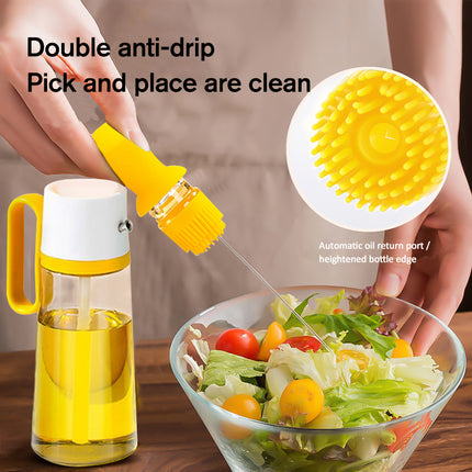 Oil Dispenser With Silicon Brush - Hot&General Store